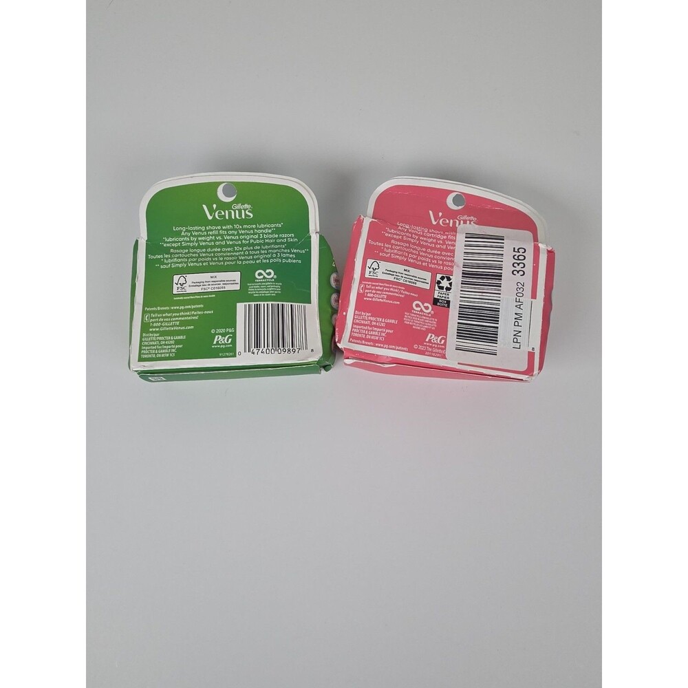 Gillette Venus Sensitive Extra Smooth 5 Blade Cartridges Two Packs Of Four - Picture 2 of 4